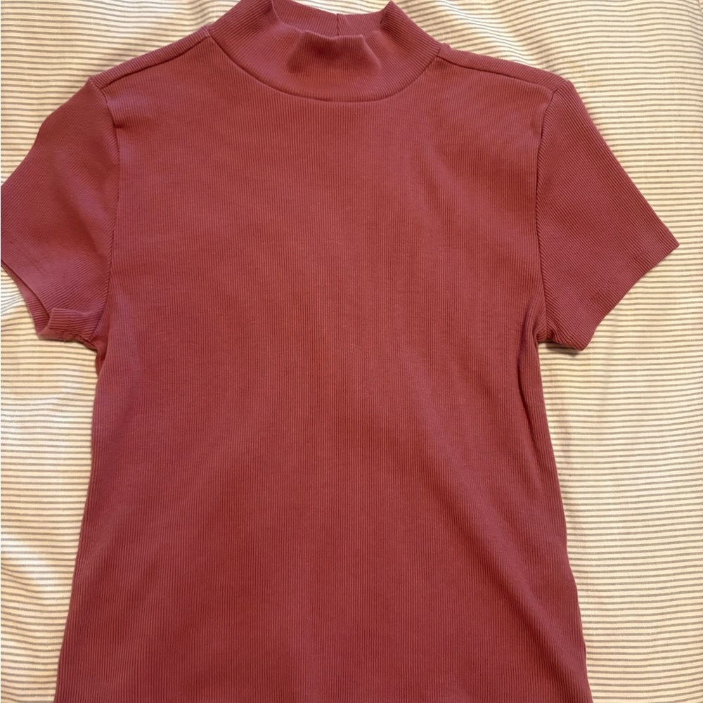 Maeve Dusty Rose Knit Top